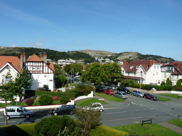 View from Room 2 window towards the Great Orme