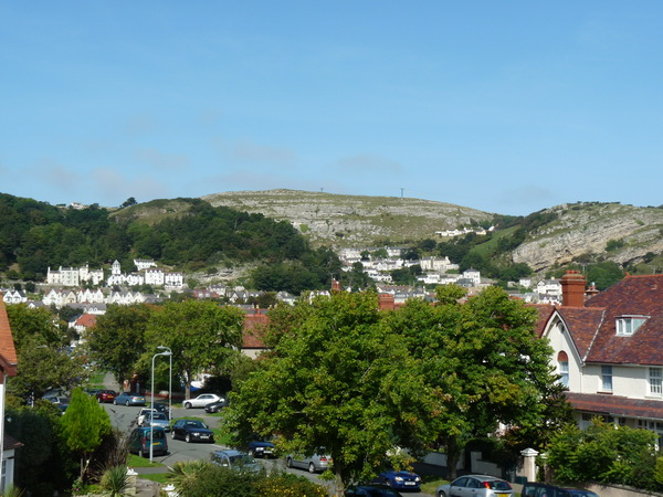 View of Great Orme from side window